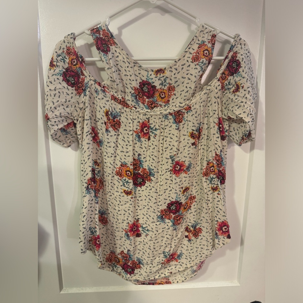 Love on a Hanger off shoulder top